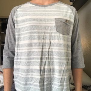 Cotton on baseball shirt
